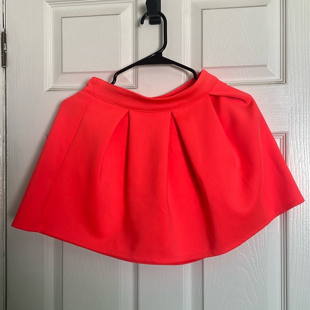 Bethany Mota Bright Coral Skirt XS